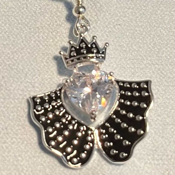 Eternal Love Series Earrings- Silver 2 - Picture 2 of 5